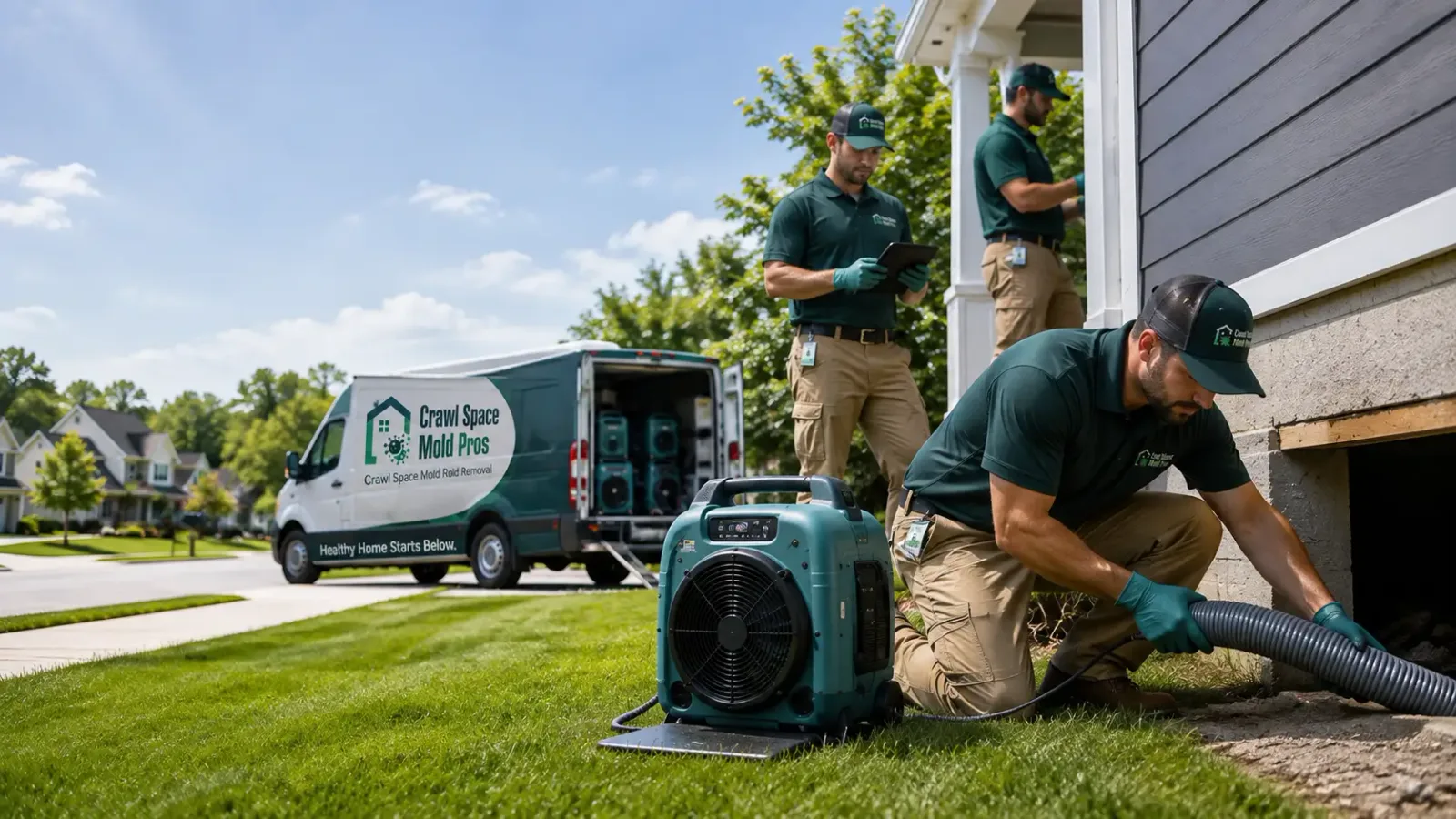 Crawl Space Mold Removal in Stephen, MN